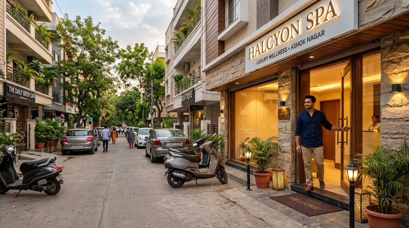 Luxury spa near Ashok Nagar